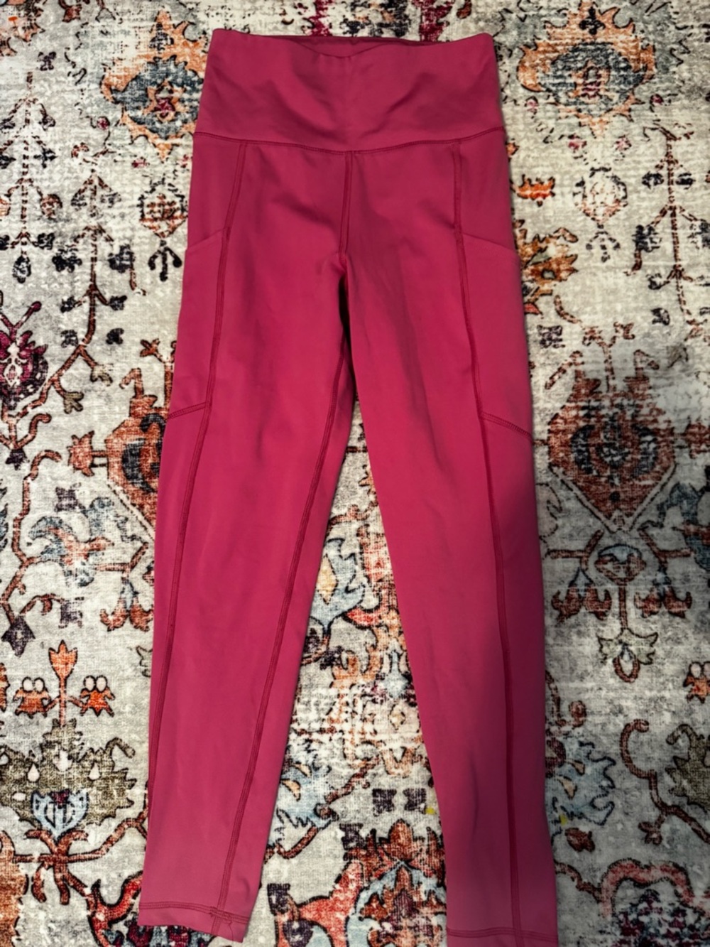 American Eagle Outfitters High-Waist Leggings in Deep Berry